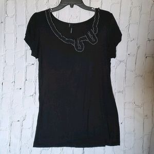 Maurices Black Dressy Blouse